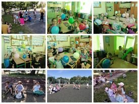  Dzień Dziecka w I c - było radośnie , kolorowo i sportowo....