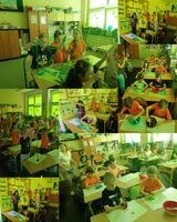 Warsztaty Slime w klasie I c - to naprawdę super zabawa ,daje tyle radości ...