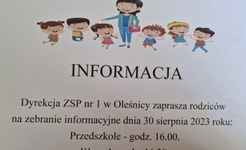 Zebranie informacyjne