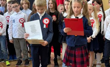 Apel z okazji Narodowego Święta Niepodległości dla klas od 1 do 3