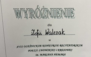 XVII Międzyszkolny Konkurs Recytatorski Poezji Lwowskiej i Kresowej (1)